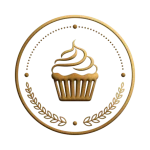 Logo Ganadora couleur Or en 3D sans fond - pâtisseries artisanales à Troyes